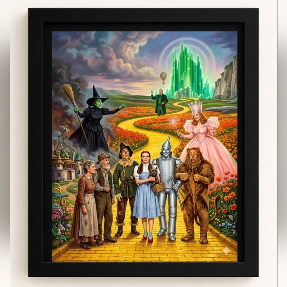 A.I. The Wizard of Oz Art Print 8x10 Frame